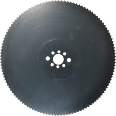 Kinkelder Saw - 350mm Blade Diam, 120 Teeth, High Speed Steel Cold Saw Blade - 32mm Arbor Hole Diam, 2.5mm Blade Thickness - USA Tool & Supply