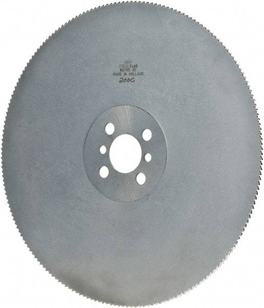 Kinkelder Saw - 350mm Blade Diam, 160 Teeth, High Speed Steel Cold Saw Blade - 40mm Arbor Hole Diam, 2.5mm Blade Thickness - USA Tool & Supply