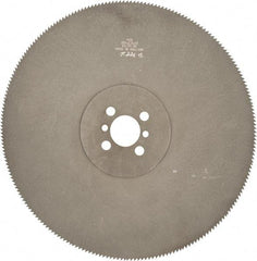 Kinkelder Saw - 350mm Blade Diam, 220 Teeth, High Speed Steel Cold Saw Blade - 40mm Arbor Hole Diam, 2.5mm Blade Thickness - USA Tool & Supply