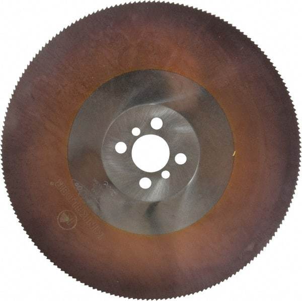 Kinkelder Saw - 315mm Blade Diam, 200 Teeth, High Speed Steel Cold Saw Blade - 40mm Arbor Hole Diam, 2.5mm Blade Thickness - USA Tool & Supply