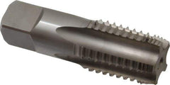 Hertel - 3/4-14 NPTF, 5 Flutes, Bright Finish, High Speed Steel, Interrupted Thread Pipe Tap - USA Tool & Supply
