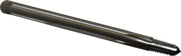 Hertel - 1/8-27 NPT, 5 Flute, High Speed Steel, Extension Pipe Tap - 6" OAL, 3/4" Thread Length - USA Tool & Supply