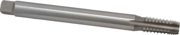 Hertel - 1/4-18 NPT, 5 Flute, High Speed Steel, Extension Pipe Tap - 6" OAL, 1-1/16" Thread Length - USA Tool & Supply