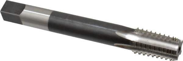 Hertel - 1/2-14 NPT, 5 Flute, High Speed Steel, Extension Pipe Tap - 6" OAL, 1-3/8" Thread Length - USA Tool & Supply