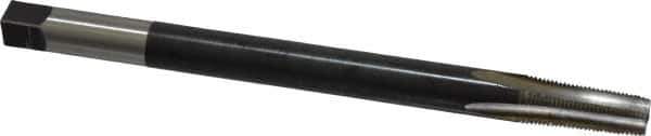 Hertel - 1/8-27 NPT, 4 Flute, Plug Chamfer, Bright Finish, High Speed Steel, Extension Pipe Tap - 6" OAL, 3/4" Thread Length - USA Tool & Supply