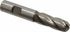 Hertel - 5/8" Diam, Fine Pitch, 1-5/8" LOC, 4 Flute Cobalt Roughing Ball End Mill - Uncoated, 3-3/4" OAL, 5/8" Shank Diam, Single End, Centercutting, 30° Helix - USA Tool & Supply