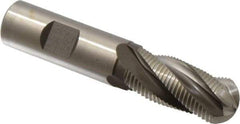 Hertel - 3/4" Diam, Fine Pitch, 1-5/8" LOC, 4 Flute Cobalt Roughing Ball End Mill - Uncoated, 3-7/8" OAL, 3/4" Shank Diam, Single End, Centercutting, 30° Helix - USA Tool & Supply