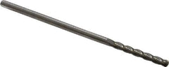 Hertel - 5/8", 3/4" LOC, 5/8" Shank Diam, 3" OAL, 4 Flute, Solid Carbide Square End Mill - Single End, Uncoated, Spiral Flute, 30° Helix, Centercutting, Right Hand Cut, Right Hand Flute - USA Tool & Supply