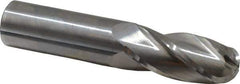 Hertel - 1" Diam, 2-1/4" LOC, 4 Flute Solid Carbide Ball End Mill - Uncoated, Single End, 5" OAL, 1" Shank Diam - USA Tool & Supply