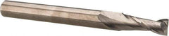 Hertel - 1", 3" LOC, 1" Shank Diam, 6" OAL, 2 Flute, Solid Carbide Square End Mill - Single End, AlTiN Finish, Spiral Flute, 30° Helix, Centercutting, Right Hand Cut, Right Hand Flute - USA Tool & Supply