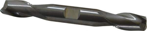 Hertel - 1/2", 1" LOC, 1/2" Shank Diam, 4" OAL, 2 Flute, Solid Carbide Square End Mill - Double End, Uncoated, Spiral Flute, 30° Helix, Centercutting, Right Hand Cut - USA Tool & Supply
