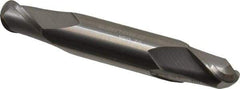 Hertel - 1/2" Diam, 5/8" LOC, 2 Flute Solid Carbide Ball End Mill - Double End, 3" OAL, 1/2" Shank Diam - USA Tool & Supply