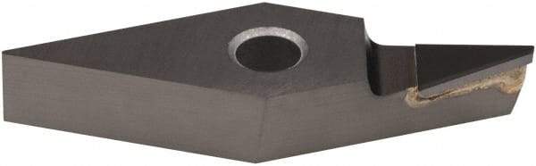 Hertel - HT-VNMX332 Grade HT420CD Polycrystalline Diamond (PCD) Turning Insert - Uncoated, Diamond, 3/8" Inscr Circle, 3/16" Thick, 1/32" Corner Radius - USA Tool & Supply