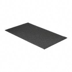 PRO-SAFE - 5' Long x 3' Wide, Dry Environment, Anti-Fatigue Matting - Black, Vinyl with Vinyl Sponge Base, Beveled on 4 Sides - USA Tool & Supply