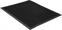 PRO-SAFE - 39 Inch Long x 32 Inch Wide, SBR Rubber Surface, Bristle Surface Entrance Matting - 5/8 Inch Thick, Indoor and Outdoor, SBR Rubber, Black - USA Tool & Supply