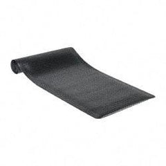 PRO-SAFE - 10' Long x 3' Wide, Dry Environment, Anti-Fatigue Matting - Black, Vinyl with Vinyl Sponge Base, Beveled on 4 Sides - USA Tool & Supply