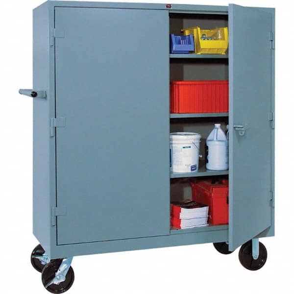 Lyon - 3 Shelf Locking Storage Cabinet - USA Tool & Supply