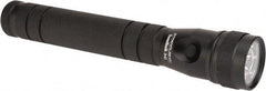 Streamlight - White LED Bulb, 180 Lumens, Industrial/Tactical Flashlight - Black Aluminum Body, 3 C Batteries Not Included - USA Tool & Supply