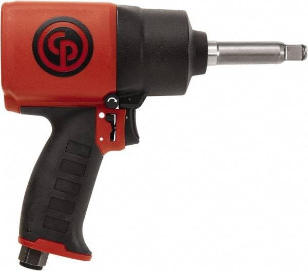 Chicago Pneumatic - 1/2" Drive, 9,000 RPM, 750 Ft/Lb Torque Impact Wrench - Pistol Grip Handle, 1,260 IPM, 19 CFM, 90 psi, 1/4" NPT Inlet - USA Tool & Supply