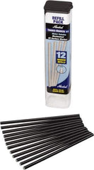 Markal - Black All Purpose Wax Crayon - Flat Tip - USA Tool & Supply