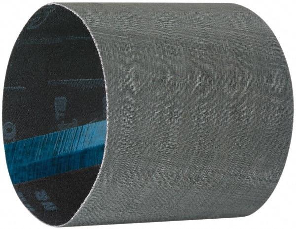 Metabo - 400 Grit Zirconia Alumina Coated Spiral Band - 4" Diam x 4" Wide, Very Fine Grade - USA Tool & Supply