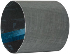Metabo - 400 Grit Zirconia Alumina Coated Spiral Band - 4" Diam x 4" Wide, Very Fine Grade - USA Tool & Supply