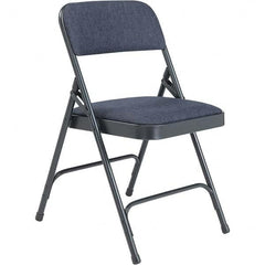 National Public Seating - Folding Chairs Pad Type: Folding Chair w/Fabric Padded Seat Material: Fabric; Steel - USA Tool & Supply