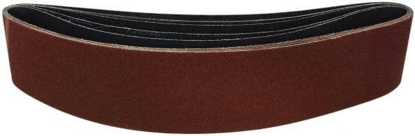 Tru-Maxx - 6" Wide x 89" OAL, 60 Grit, Aluminum Oxide Abrasive Belt - Aluminum Oxide, Coarse, Coated, X Weighted Cloth Backing, Dry - USA Tool & Supply