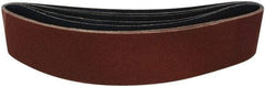 Tru-Maxx - 6" Wide x 108" OAL, 80 Grit, Aluminum Oxide Abrasive Belt - Aluminum Oxide, Medium, Coated, X Weighted Cloth Backing, Dry - USA Tool & Supply