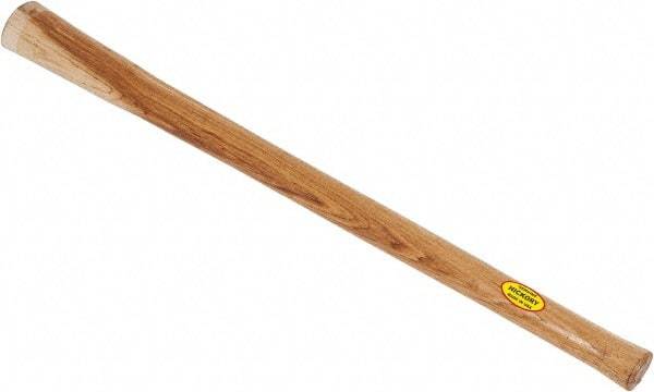 Made in USA - 36" Long Replacement Handle for Railroad/Clay Pick - 3" Eye Length x 2" Eye Width, Hickory, 5 Lb Capacity, Material Grade Type B - USA Tool & Supply