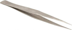 Aven - 5" OAL AA-SA Precision Tweezers - General Assembly, Precise Tip - USA Tool & Supply