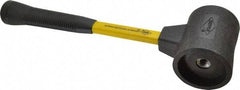 NUPLA - 3-1/4 Lb Head 3" Face Composite Nonmarring Hammer without Faces - Fiberglass Handle - USA Tool & Supply