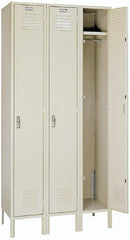 Lyon - 3 Door, 1 Tier, Locker - USA Tool & Supply
