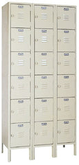 Lyon - 18 Door, 6 Tier, Locker - USA Tool & Supply