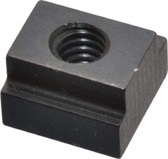 Gibraltar - 1/4-20 Tapped Through T Slot Nut - 3/8" Slot Width, 9/16 x 15/64" Base Width x Height, 9/16 x 3/8" OAL x Height - USA Tool & Supply