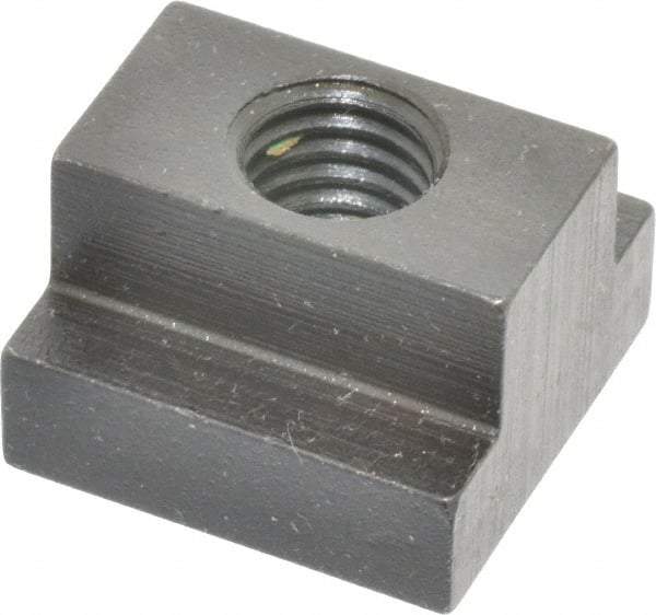 Gibraltar - 1/2-13 Blind Tapped T Slot Nut - 5/8" Slot Width, 1-1/8 x 3/8" Base Width x Height, 1-1/8 x 3/4" OAL x Height - USA Tool & Supply