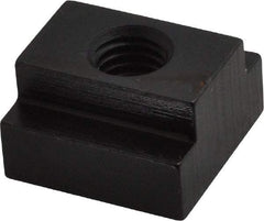 Gibraltar - 1/2-13 Tapped Through T Slot Nut - 3/4" Slot Width, 1-1/4 x 15/32" Base Width x Height, 1-1/4 x 3/4" OAL x Height - USA Tool & Supply