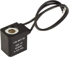 ARO/Ingersoll-Rand - 120 VAC Solenoid Coil with Leads - Use with Alpha, K, H & Maxair Series Solenoid Valves - USA Tool & Supply