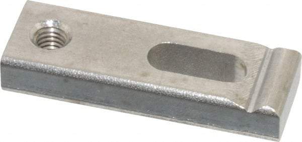 Gibraltar - 7/32" Stud, Stainless Steel, Strap Clamp - 5/16" Travel, 1-1/2" OAL x 1/2" Wide x 1/4" High, Radius Nose - USA Tool & Supply