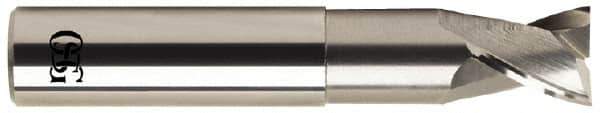 OSG - 5/8", 2 Flute, Single End, Solid Carbide, 0.06" Corner Radius End Mill - 3-1/2" OAL, 30° Helix, Right Hand Flute, 5/8" LOC, Right Hand Cut, 1-5/8" Extended Reach - USA Tool & Supply