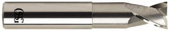 OSG - 1" Diam 2 Flute Solid Carbide 0.06" Corner Radius End Mill - USA Tool & Supply