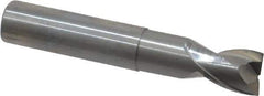 OSG - 1/2", 1/2" LOC, 1/2" Shank Diam, 3" OAL, 2 Flute, Solid Carbide Square End Mill - Single End, Uncoated, Spiral Flute, 30° Helix, Centercutting, Right Hand Cut, Right Hand Flute, Series 2023 - USA Tool & Supply