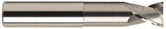 OSG - 1" Diam 2 Flute Solid Carbide 0.06" Corner Radius End Mill - USA Tool & Supply