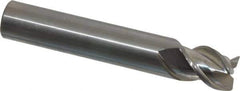 OSG - 1/2", 3 Flute, Single End, Solid Carbide, 0.02" Corner Radius End Mill - 3" OAL, 45° Helix, Right Hand Flute, 5/8" LOC, Right Hand Cut - USA Tool & Supply