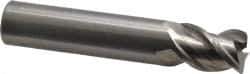OSG - 3/4", 3 Flute, Single End, Solid Carbide, 0.06" Corner Radius End Mill - 4" OAL, 45° Helix, Right Hand Flute, 1" LOC, Right Hand Cut - USA Tool & Supply