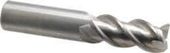 OSG - 3/4", 3 Flute, Single End, Solid Carbide, 0.06" Corner Radius End Mill - 4" OAL, 45° Helix, Right Hand Flute, 1-5/8" LOC, Right Hand Cut - USA Tool & Supply