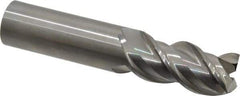 OSG - 1", 2" LOC, 1" Shank Diam, 5" OAL, 3 Flute, Solid Carbide Square End Mill - Single End, Uncoated, Spiral Flute, 45° Helix, Centercutting, Right Hand Cut, Right Hand Flute, Series 2042 - USA Tool & Supply