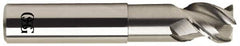 OSG - 1" Diam 3 Flute Solid Carbide 0.06" Corner Radius End Mill - USA Tool & Supply