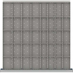 LISTA - 40-Compartment Drawer Divider Layout for 3.15" High Drawers - USA Tool & Supply