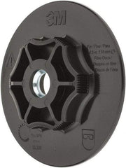 3M - 4-1/2" Diam Quick-Change Disc Backing Pad - Hard Density, 13,300 RPM, TN Compatible - USA Tool & Supply